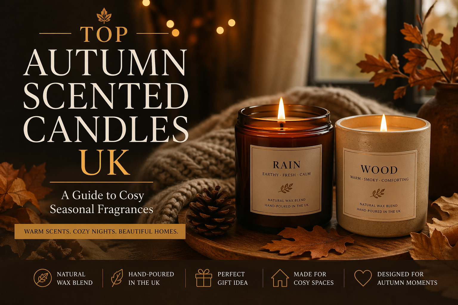Top autumn scented candles UK