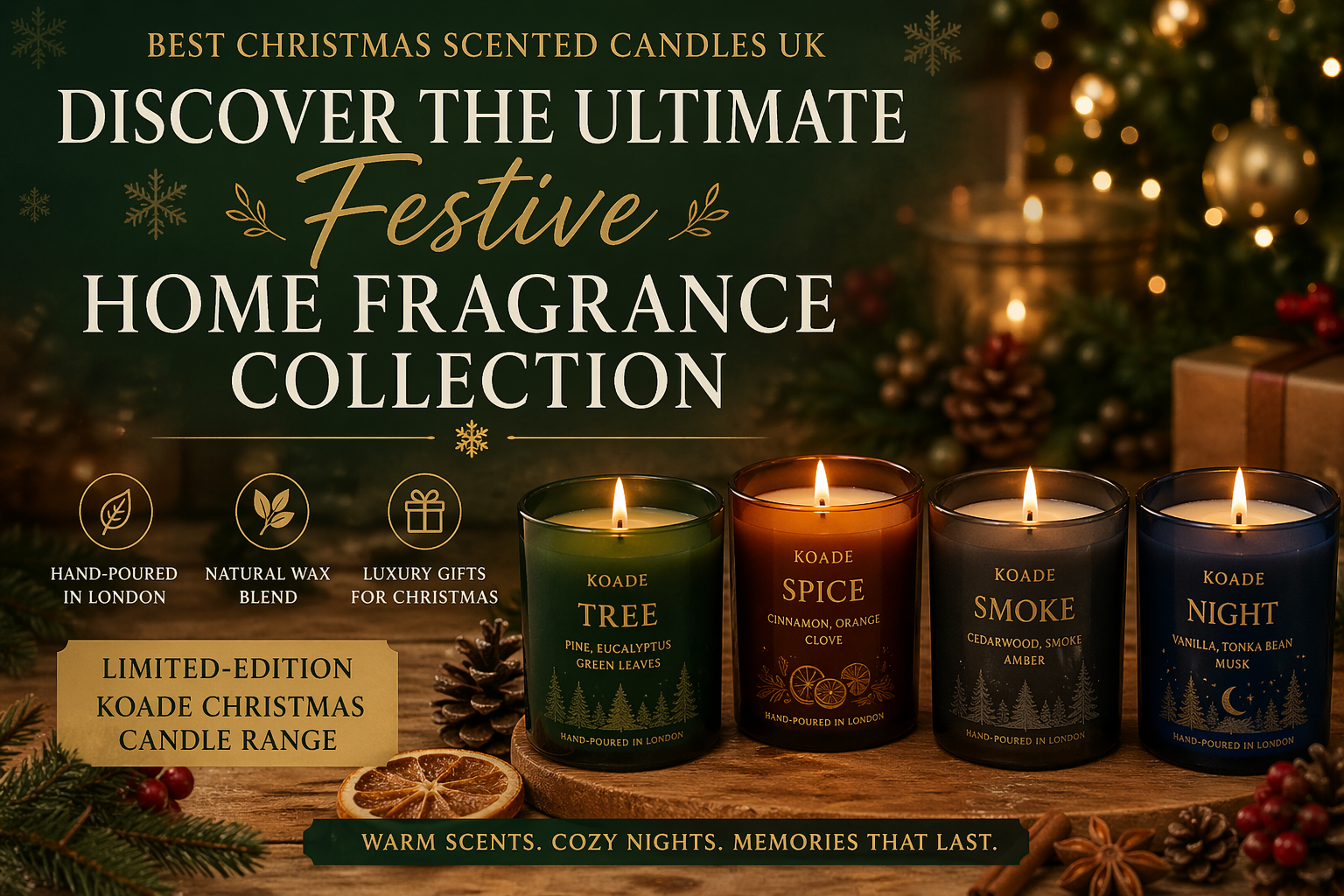Best Christmas scented candles UK