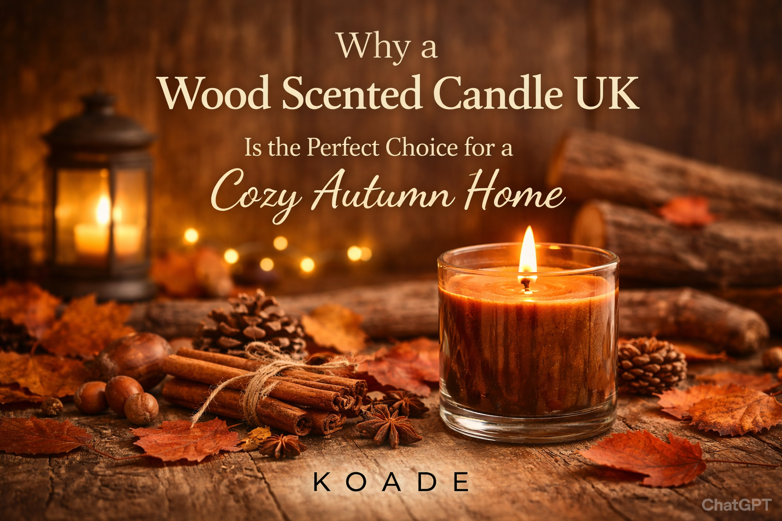Why a Wood Scented Candle UK Is the Perfect Choice for a Cozy Autumn Home