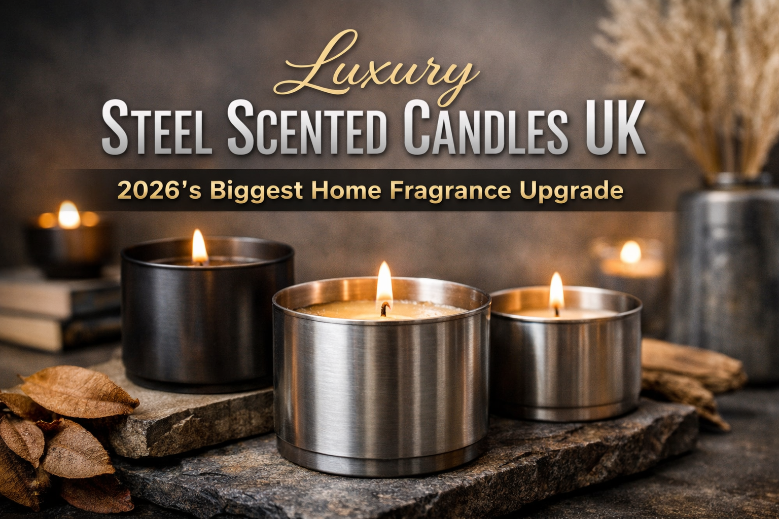 Luxury Steel Scented Candles UK: 2026’s Biggest Home Fragrance Upgrade You Can’t Ignore