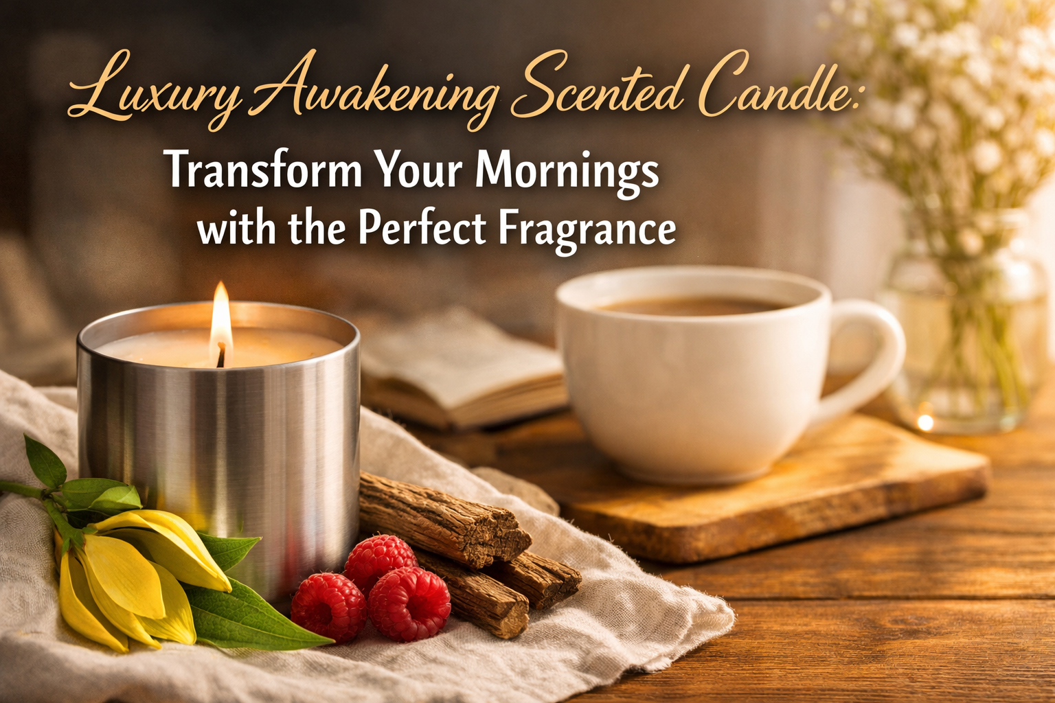 Luxury Awakening Scented Candle: Transform Your Mornings with the Perfect Fragrance
