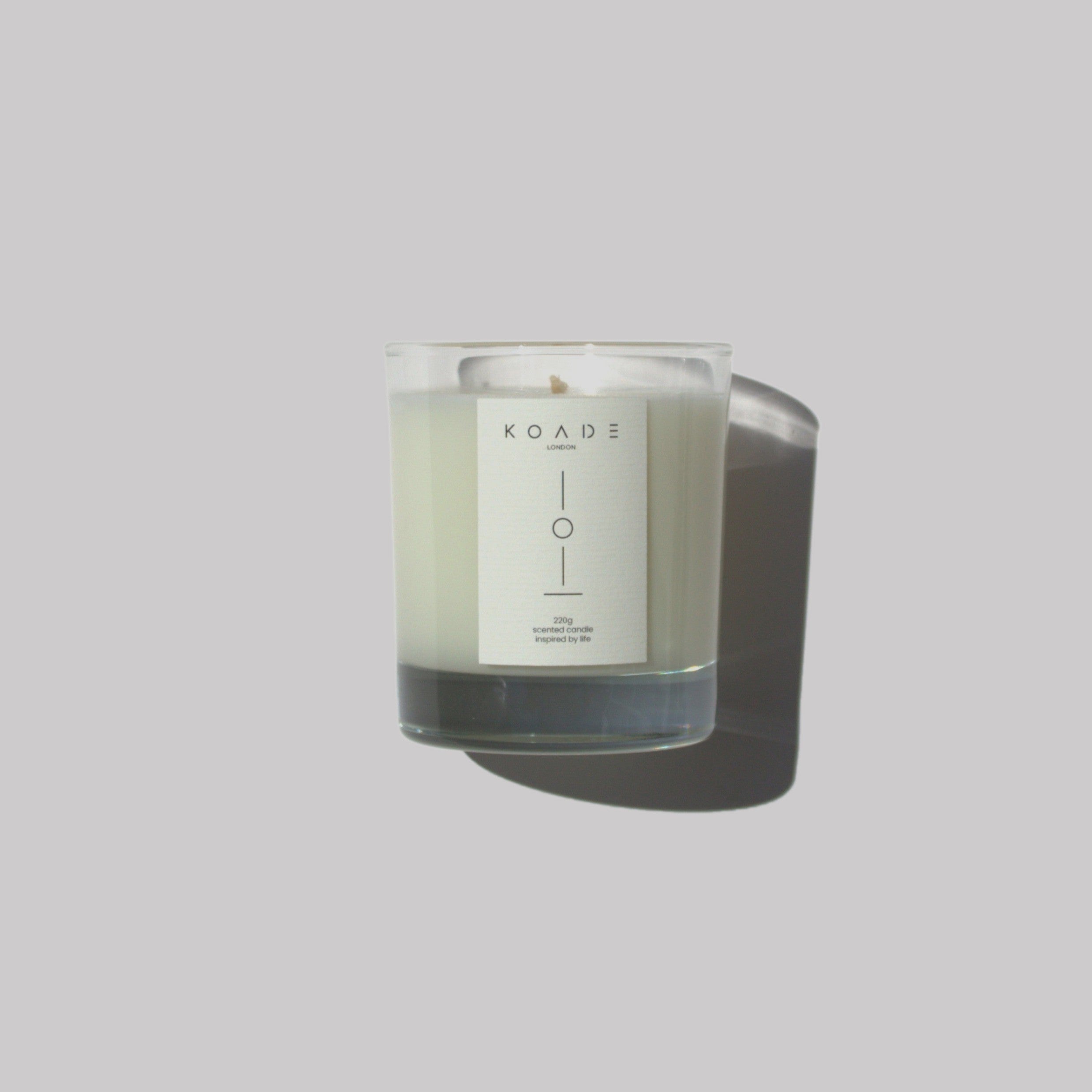 LEAF SCENTED CANDLE - GLASS